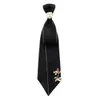 Liten Bow Tie -skjorta för kvinnor och män General Bank El Professional Dress Formal Floral Accessories Tie 240412