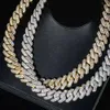 Kibo Hip Hop Bling Jewelry 20 мм VVS Moissanite Ice Out Cuban Link 10K Gold Chain