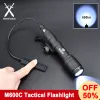 Scopes Tactical Airsoft Surfir M600C zaklamp met drukknop Dual Fuction Switch Fit 20 mm Picatinny Rail Outdoor Hunting Led Light