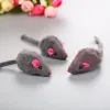 Leksaker falsk mus katt husdjur leksaker katt långhåriga svansmöss med ljud skramlande mjukt solid interaktiv ljud gnisande leksak för katter hundar