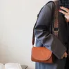 Fi Bag Women 2023 Новый простая электронная плеча Menger Bag осень маленькая сумка сплошной мобильный кошелек Phe Moin Women 12C8#