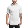 Camisetas masculinas Marca de algodão Casual Casual Casual Clothing Fitness Moda Moda Esportes Hip Hop Verão muscular Camiseta de manga curta