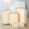 Sets Luggage Set 5 Pieces Cosmetic Suitcase Travel Suitcase Suit Portable Boarding Luggage with 360 Degree Sipnner Wheels