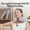 Electric massagers U-shaped electric neck massager multifunctional shoulder kneading and heating massager portable station wagon massage pillow Y240422