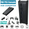 Hubs Nouveau arrivée USB Typec Hub pour Sony Playstation 5 Black 6 ports USB Chargers Adaptateur High Speed Charger Extension Splitter