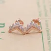 Gestüt Ohrringe 925 Sterling Silver Pan Ohrring Herbst Rosegold Tiara Wishbone Studs für Frauen Hochzeit Geschenk Mode Schmuck