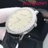 AP Female Wrist Watch 15164BC Classic Series Manual Mechanical Mens 18K Platinum Watch