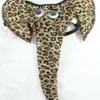 Lingerie amusante Mesh Mesh Funwear Leopard Print Elephant Underwear T Pants Pantalon Elephant Pantal
