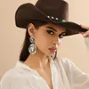 Inne 2024 Nowe popularne wisiorki kowbojskie w zawieszki dla kobiet przesadzone osobowość ciężkie metal duże biżuterię hurtowe 240419