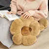 Couchon de fleur assis en peluche canapé coussin oreillers décoratifs pour canapé esthétique décoration de la salle de dos coussin 240422