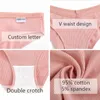 Calcinha feminina 3pcs/set algodão Mulheres M-4xl Caia baixa Roupa Plus Size Briefs Senhoras de Lingerie Feminina Confortável