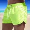 Mäns shorts Simning snabb torr elastisk midja design surfing vattensporter strand dragkonst sommar