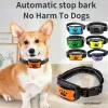Repellents Pet Dog AntiBarking USB Electric Ultrasonic Dogs Stop Barking Vibration Anti Bark Collar Automatic Collar Dog Training Collars