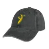 Berets Yellow Team Baseball Cowboy Hat Fluffy Fishing Hip Hop Golf Cap Mens Tennis Women's