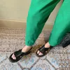 Casual Shoes RIZABINA Size 35-40 Women Sandals Ankle Strap Genuine Leather Thick Heel Summer Daily Ladies Pumps 2024 Trend