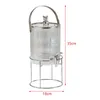 Water Bottles Beverage Dispenser With Spigot Stand And Lid Cold Pitcher Fruit Teapot Bucket For Household Party Kitchen Home Drink