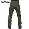 Men's Pants TACVASEN Ripstops Work Pants With Kn Pads Safari Cargo Pants Combat Pants Trousers Men Clothing Outdoor Training Hiking Pants Y240422