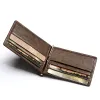 Wallets Minimalist Men's Wallet Short Retro Men Money Clips Head Layer Cowhide ID Card Holder Bag Genuine Leather Wallet Coin Purse