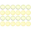 Decorative Flowers 24 Pcs Decor Imitation Slice Fake Pography Fruits Slices Artificial Simulation Lemons