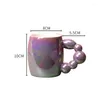 Kupalar renkli şeker kabak seramik kupa fincan kahve çay bardağı orijinal ve komik kişiselleştirilmiş hediye vermek