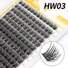 False Eyelashes QSTY 144 Clusters 10/12/14/16mm Mixed Wide Cluster Eyelash Individual Grafting Fake Eyel