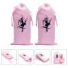 Covers à couvercle de chaussures de balle Sac Satin Dance Sacpers Sacs Chaussures Chaussures Organisateur de poche de rangement pour les femmes