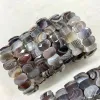 Strands Natural Botswana Agate/Sardonyx Stone Beadsブレスレット天然宝石ジュエリーバングルギフト卸売りのための女性のためのバングル！