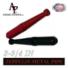 Americanpipes (TM) Fumer des tuyaux en métal / aluminium anodisé de type Zeppelin / Made aux États-Unis