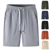 Men's Shorts Loose Cotton And Linen Cropped Pants Fashionable Casual Sports Straight Leg Korean Reviews Many Clothes Officia