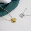 Colliers Andywen 925 STERLING Silver Double Heart Pendant Collier Luxury Femmes Love Jewelry Foer 2020 Rock Punk Jewelry Fashion