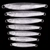 Aksesuarlar 10pcs Boyasız Metal Dökme Jig Kaşık Lures 7G10G14G17G21G28G40G Döküm Jigging Balık Balık Bas Balıkçılık Cazibesi Ton balığı