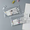 Taschen TETP 50 PCS Transparent Bag mit Pull Tab Home Paintbrush Pen Stationery Accessoires Aufbewahrungsreise -Sockenverpackung wiederverschließbar