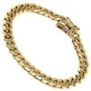 Miami Style Hot Sale Real Solid 925 Silver Hiphop Jewelry Gold Cuban Link Chain voor armband/ketting