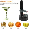 Peelers Electric Spiral Poueler Peeler Pleeler Automatic Appleler aux pommes, machine à épluche de fruits de légumes intelligents, outil de pelage accessoires de cuisine