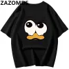 Bluza Zazomde Men T koszule kawaii ubrania haruku tops moda bawełniane koszulki śmieszne streetwear men gubite letnie koszulki z kreskówki