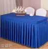 Table Cloth Polyester Pure Color El Tablecloth Conference Training Exhibition Sign In Elastic Gray22