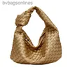 Trendy Original Bottegs Venets Brand Bags for Women Trendy Woven Bag Large Capacity Woven Bag Cow Horn Knotted Handbag Underarm Bag Handbags with 1to1 Logo