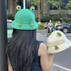 Berretti per cappello da secchio da donna primavera ed estate graziosa orecchio di rana pescatore di pescatori giapponese studente sottile cappelli da sole per la protezione solare