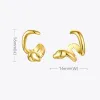 Brincos Enfashion Punk Curve Snake Ear Clip em Brincos para Mulheres Irregular Gold Color Ears Earingings Jóias de moda Presentes E1177