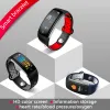 Pulseiras Curvadas Tela colorida Curvada pulseira inteligente Sport Rastreador de fitness Freqüência cardíaca Blood Oxigênio Monitoramento de pressão IP68 Smartband à prova d'água