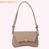 Bolsa de nudo bolso Crossbody Mujeres Comprador de mujeres bolso sólido Bolso de axila Persalidad Persalidad de metal Hebilla de mechón A1TG#