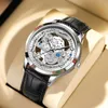 Langsuo Watch New Double Faced Hollow vollautomatische nicht mechanische Uhr Core Tourbillon Watch männliche Tiktok