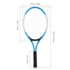 2PCS Kids Outdoor Sports Tennisschläger Stringschläger mit 1 Ball und Deckbeutel Eisenlegierung 3 Farben Optional 240411