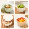 Bowls Collapsible Bowl Portable Multifunctional Silicone Set For Travel Outdoor Picnics Non-slip Foldable Dishwasher Kids