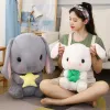 Poupées yomdid mignon lapin en peluche jouet en peluche toys couchon gunny gamin oreiller poupée cadeau d'anniversaire pour enfants accompagner le sommeil du sommeil