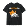 Shirts Jiu Jitsu Kimura Cute Kawaii Cat Funny Bjj Tshirt Hip Hop Top Tshirts T Shirt for Men Wholesale Cotton Party T Shirt