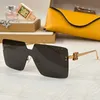 Rectangle Lunettes de soleil sans bordure LW40082 Luxury Femmes Retro Femmes Sunglasses UV400 CARRÉ INTÉGRÉ