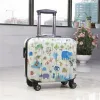 Tale de voyage à bagages Super Light The PC Cartoon Fashion 18 pouces tailles roulling bagages Spinner Brand Travel Suitcase Fashion Travel