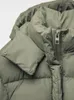 Frauen in Down Cotton gepolsterte Schneeparka Winterhaube warmes, gummierte Pufferjacke Windbreaker Übergroße Outwear Female Reißverschluss Langer Mantel