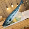 Toys Simulation Fish Cat Toys Soft en peluche Catnip Toy interactif chat toys cadeaux drôles Fish Fish Shape Doll Supplies